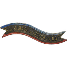 France, Broche, Hommage à Victor Hugo, Aluminum-Brass, TTB
