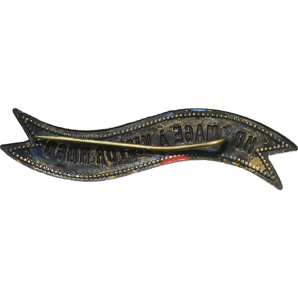 France, Broche, Hommage à Victor Hugo, Aluminum-Brass, TTB