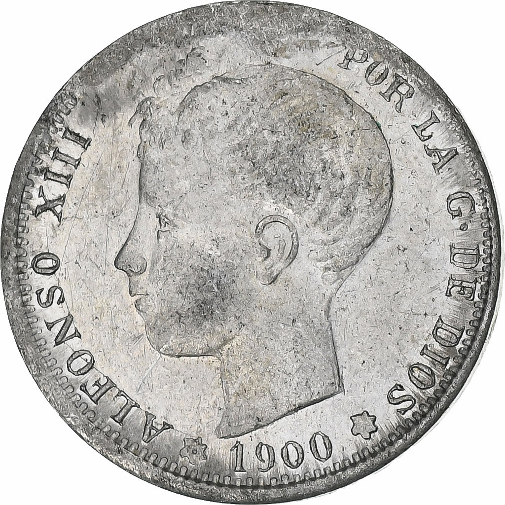 Spain, Token, Alfonso XIII, Barcelona, Souvenir of the Columbus Monument, 1900