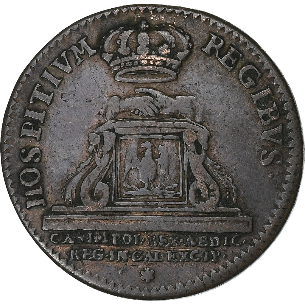 França, Ficha, Luís XIV, Le Roi de Pologne reçu en France, 1669, Cobre