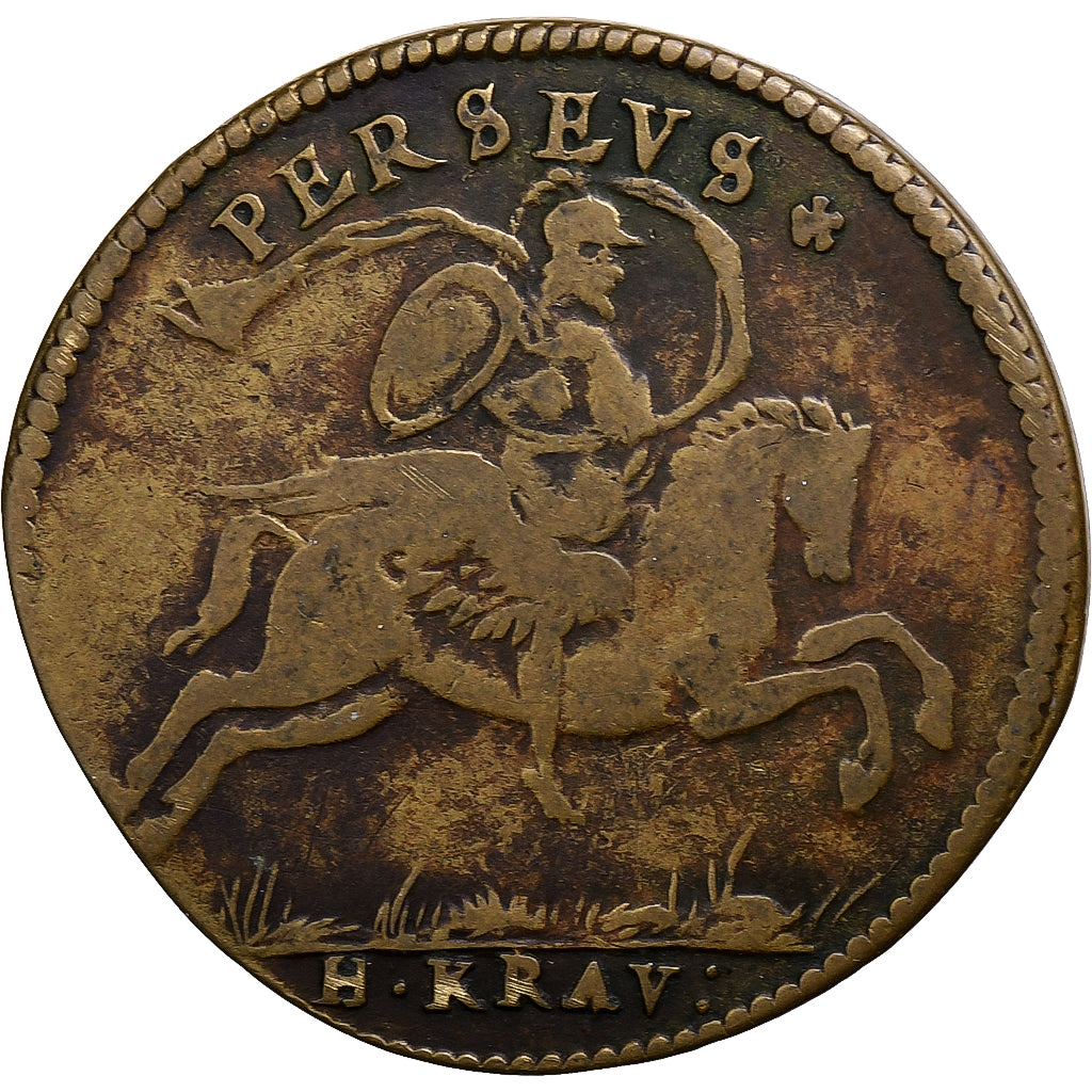 Niemcy, Token, Henri III, Jeton de Nuremberg, Mosiądz, Hans Krauwinckel