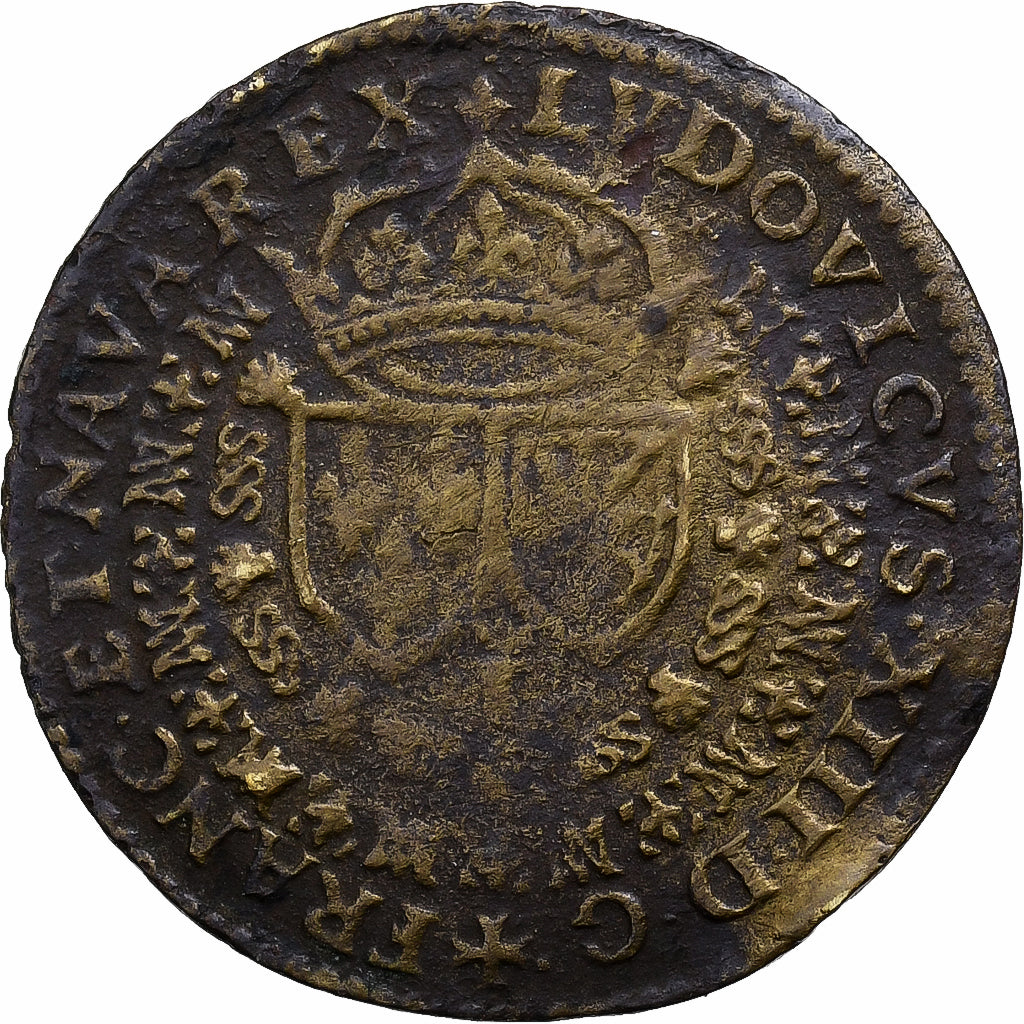 Frankrijk, Token, Louis XIII, ARDENNES - FABRIQUE DE JETONS DE SEDAN, 1625, Tin