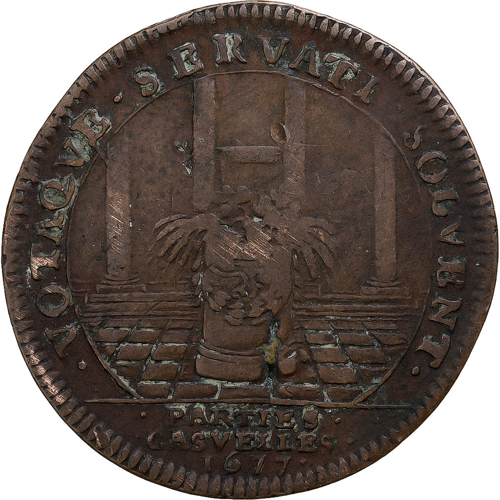 Francia, ficha, Louis XIV, Parties et Revenus Casuels, 1677, Rame, MB