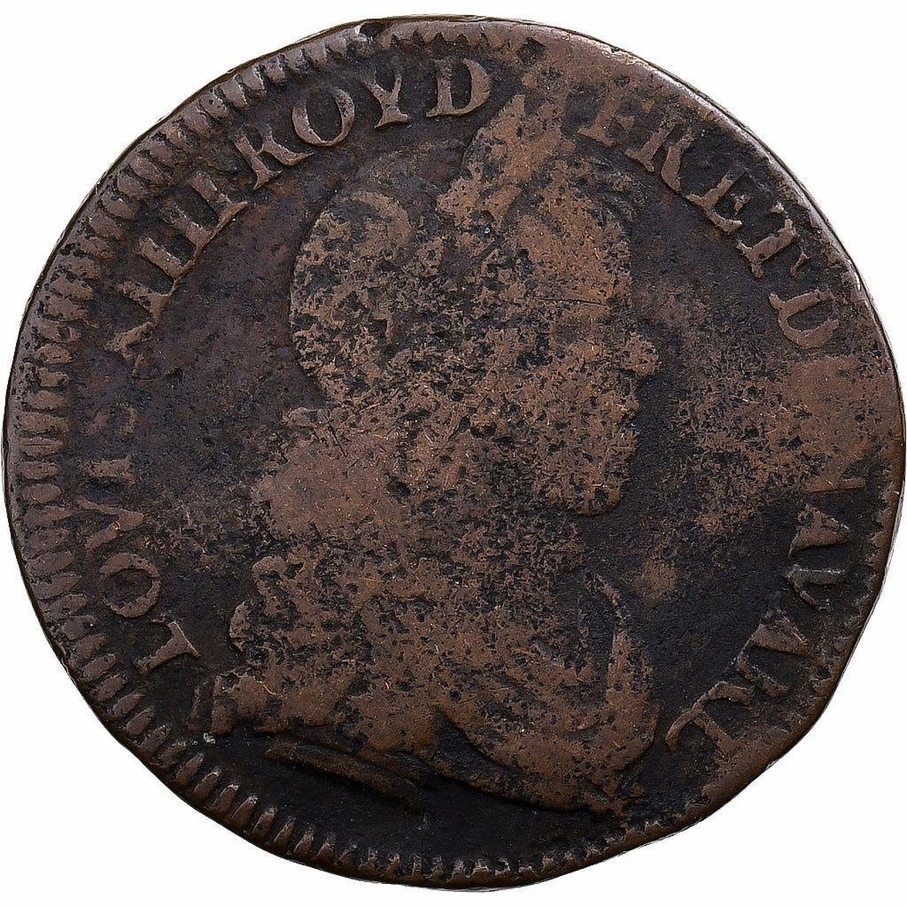 Francja, Token, Les Coeurs Fidèles, Miedź, VF(20-25), Feuardent:12900