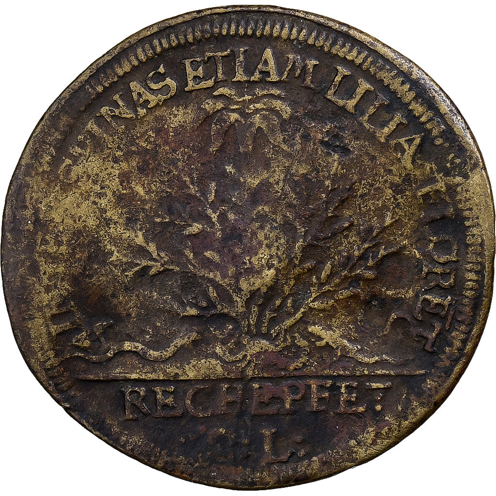 Allemagne, Jeton, Gallicus Delphinus, Laiton, B+, Nuremberg