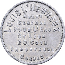 Quebec, Token, Bon pour un Verre d'Eau Saint Léon, Aluminum, AU(50-53)