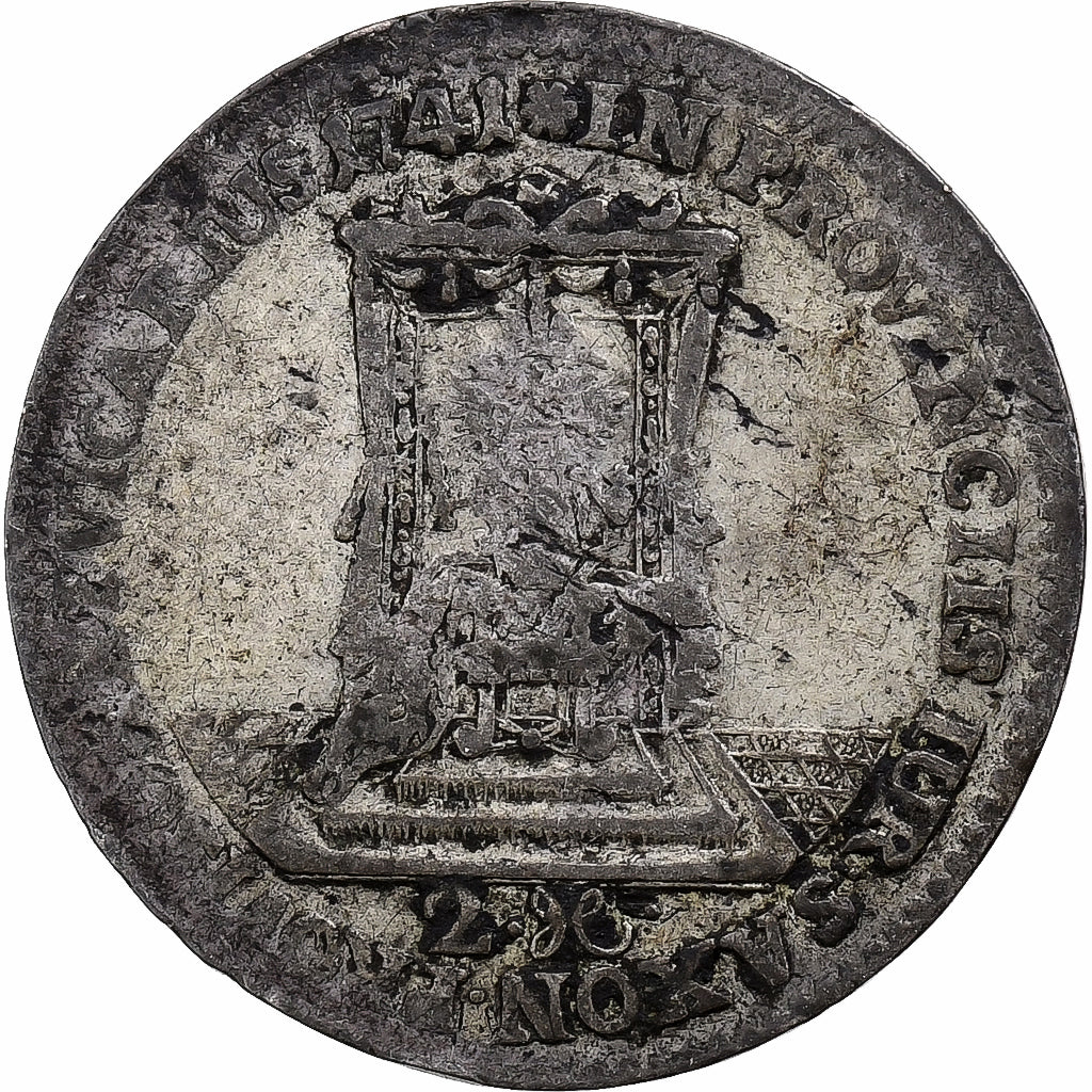 German States, PRUSSIA, Friedrich II, 1/12 Thaler, 1741, Billon, VF(20-25)