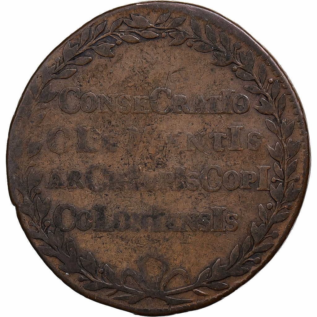 Francia, ficha, Ordination et sacre de l’archevêque de Cologne, 1707, Rame