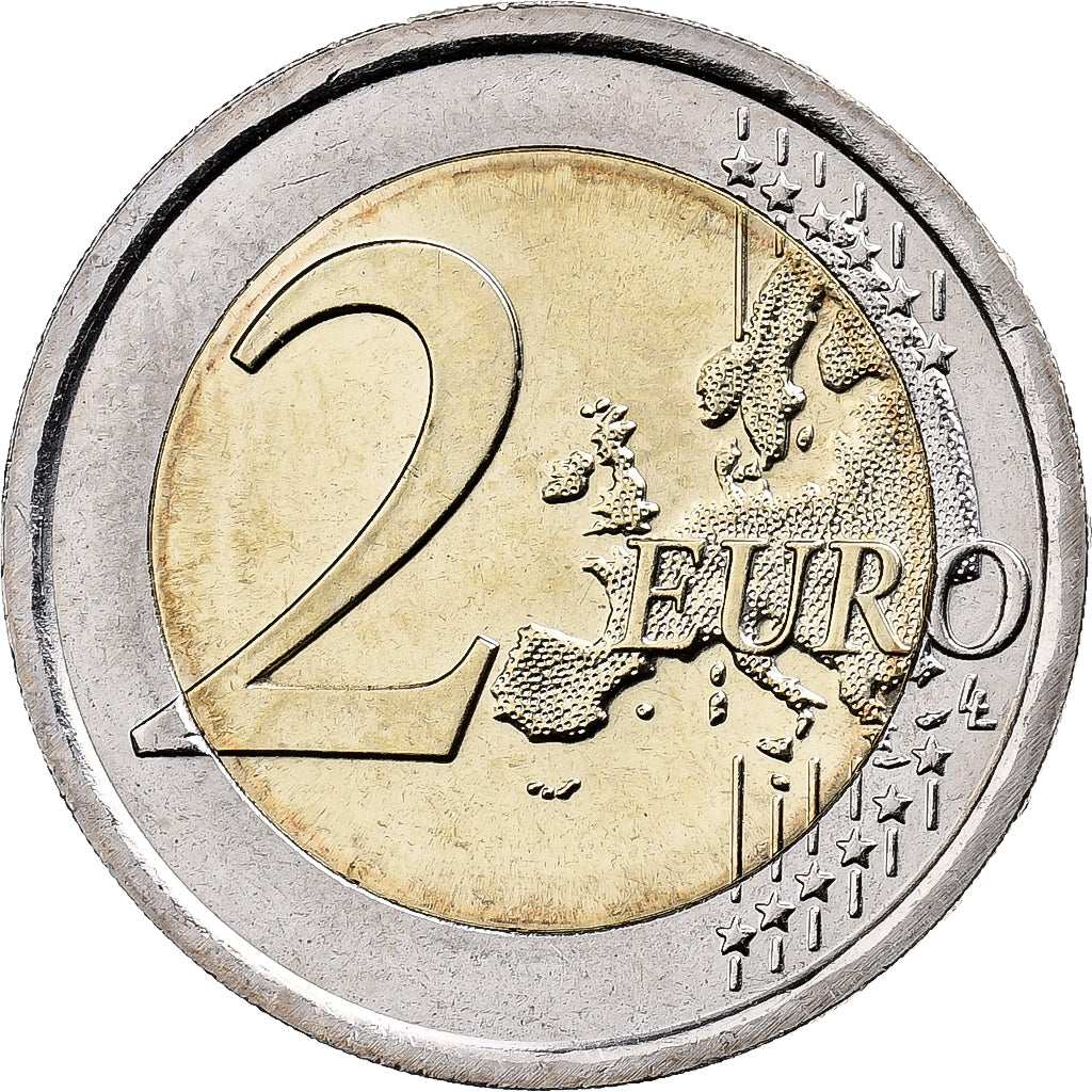 San Marino, 2 Euro, 2012, Rome, Bi-Metallic, MS(63), KM:486