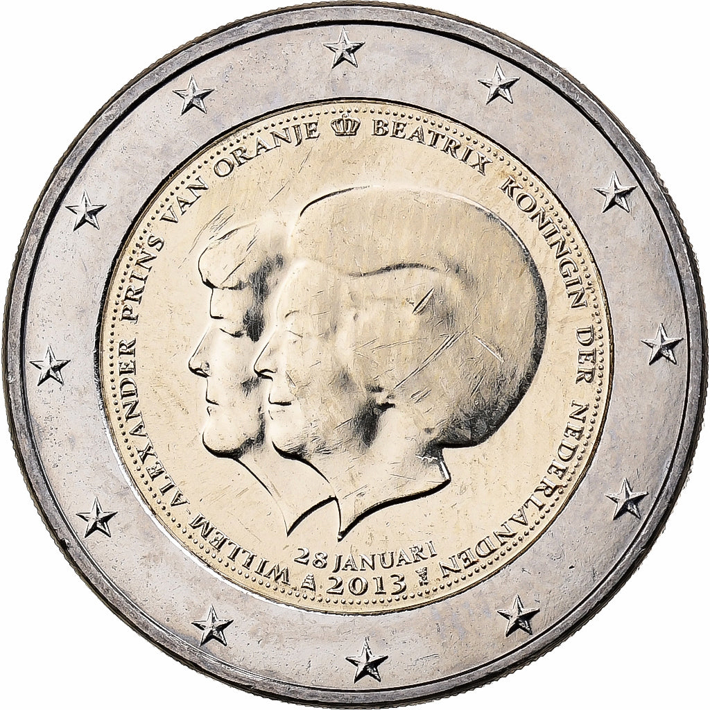 Nederland, 2 Euro, Willem-Alexander, 2013, UNC-, Bi-Metallic