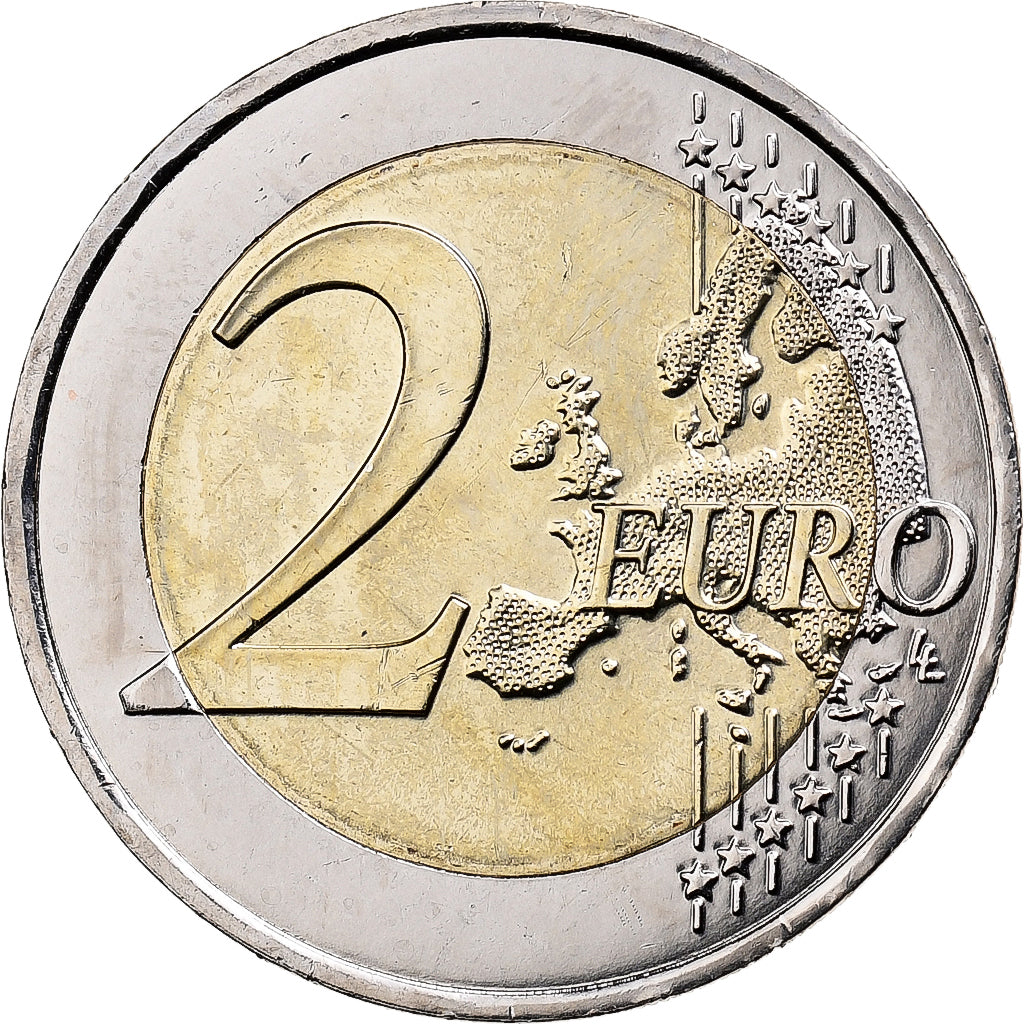 Germany, 2 Euro, Traité de l'Elysée, 2013, MS(63), Bi-Metallic