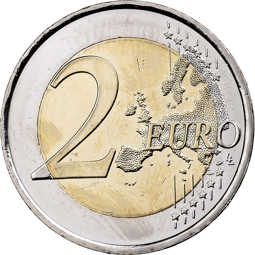 Espanha, 2 Euro, Églises du royaume des Asturies, 2017, MS(63), Bimetálico