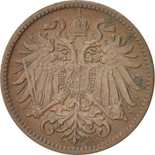 Moneta, Austria, Franz Joseph I, 2 Heller, 1915, BB+, Bronzo, KM:2801