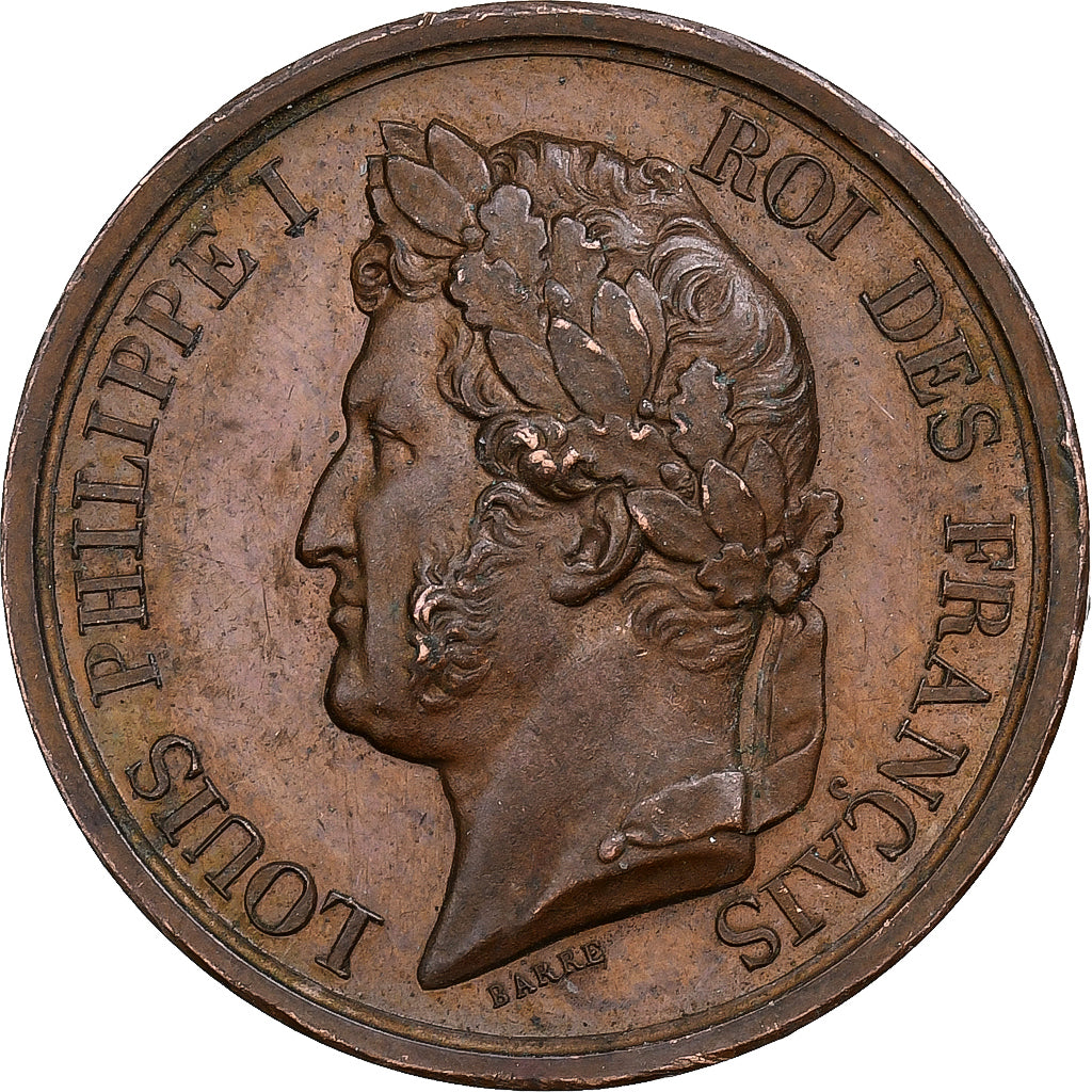 Frankrijk, Medaille, L'Armée au Duc d'Orléans Prince Royal, 1842, Koper, ZF