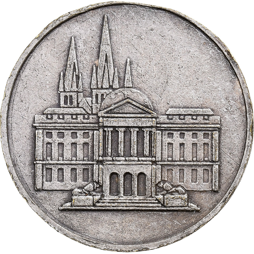 Francja, medal, Châlons-sur-Marne, Brąz posrebrzany, EF(40-45)