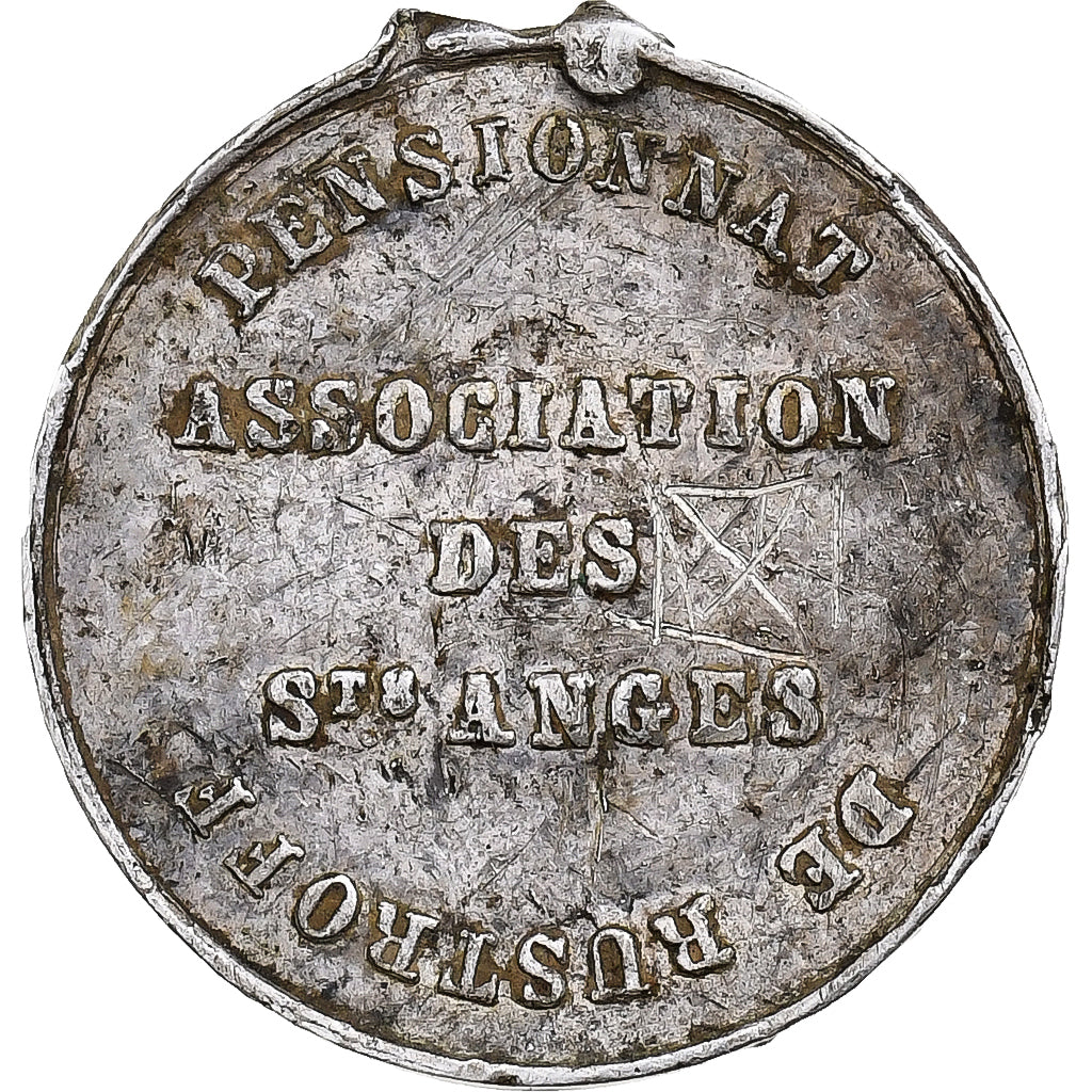 France, Medal, Pensionnat de Rustroff, Association des Saints Anges, Silver