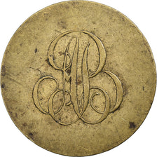 Frankreich, betaalpenning, Ponts et Chaussées, Pont de Tomblaine, Messing, S+