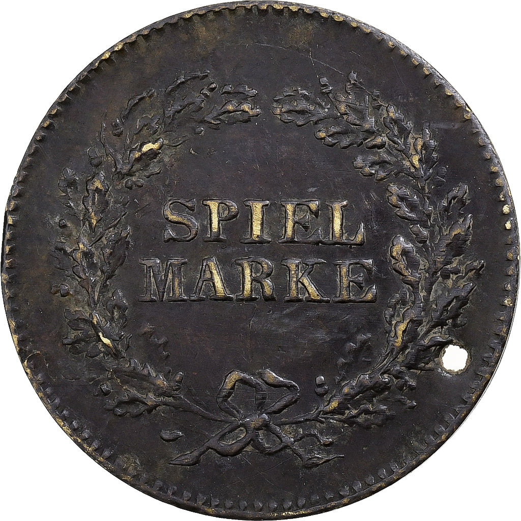 Niemcy, Token, Two headed eagle, Spiel Marke, Mosiądz, EF(40-45)