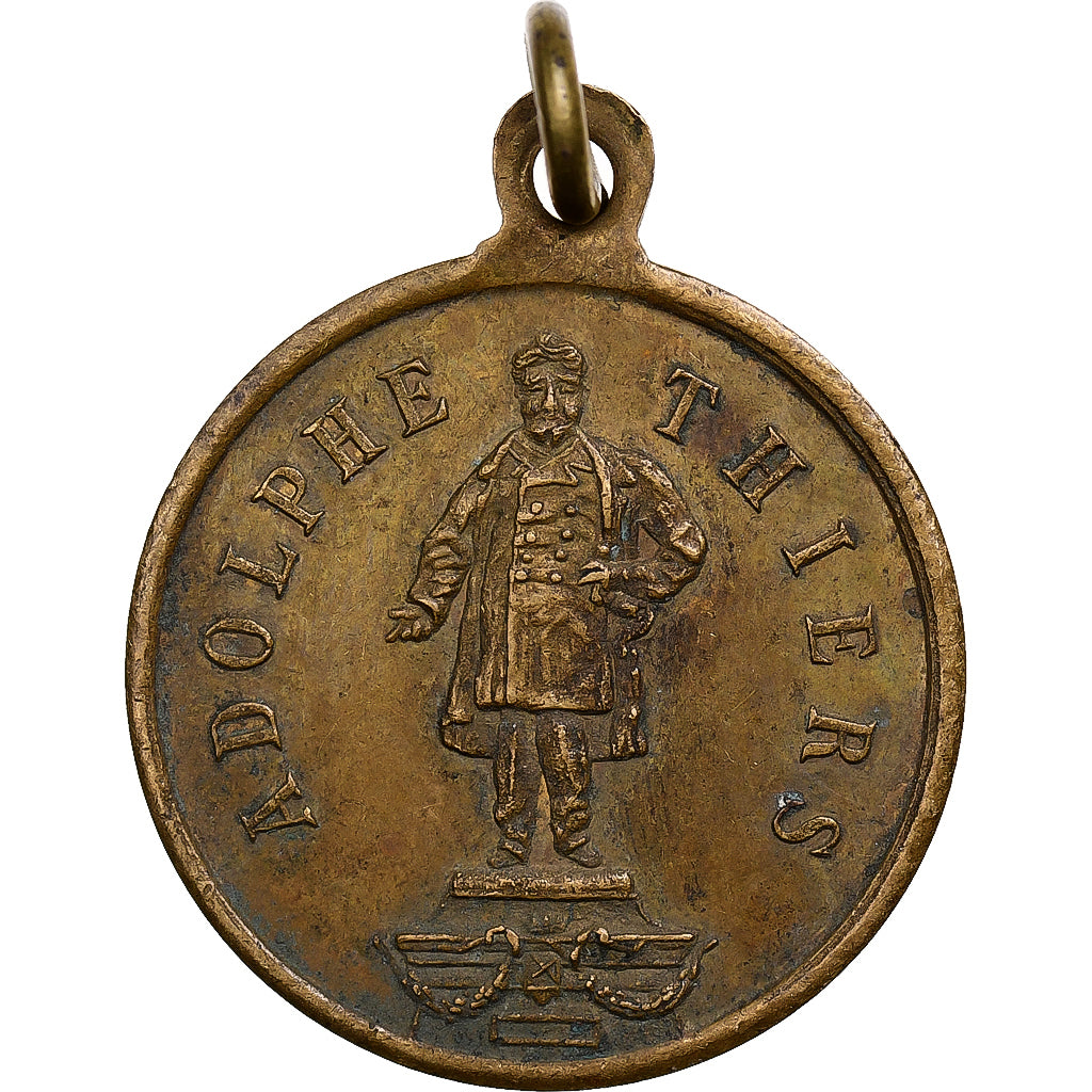 Francia, medaglia, Inauguration de la Statue de Adolphe Thiers, Nancy, 1879