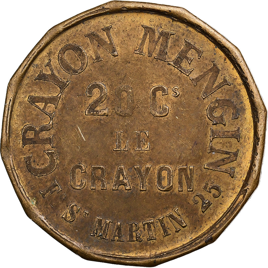 Francia, ficha, Crayons Mengin, Ottone, MB+