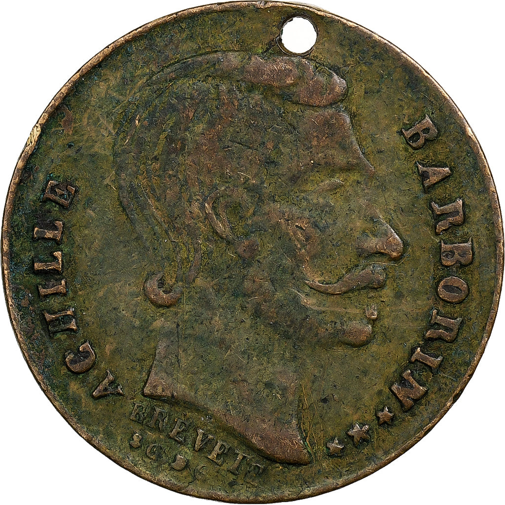 Francia, Advertising Token, Docteur Achille Barborin, Dentiste, Ottone, MB+