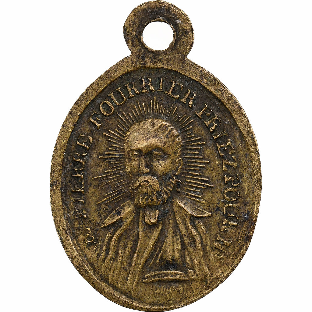 Francia, medaglia, Saint Pierre Fourier, Bronzo, MB+