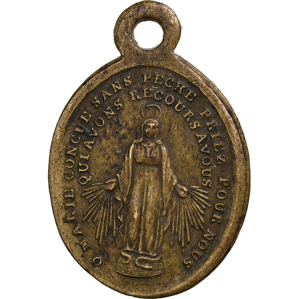 Francia, medaglia, Saint Pierre Fourier, Bronzo, MB+