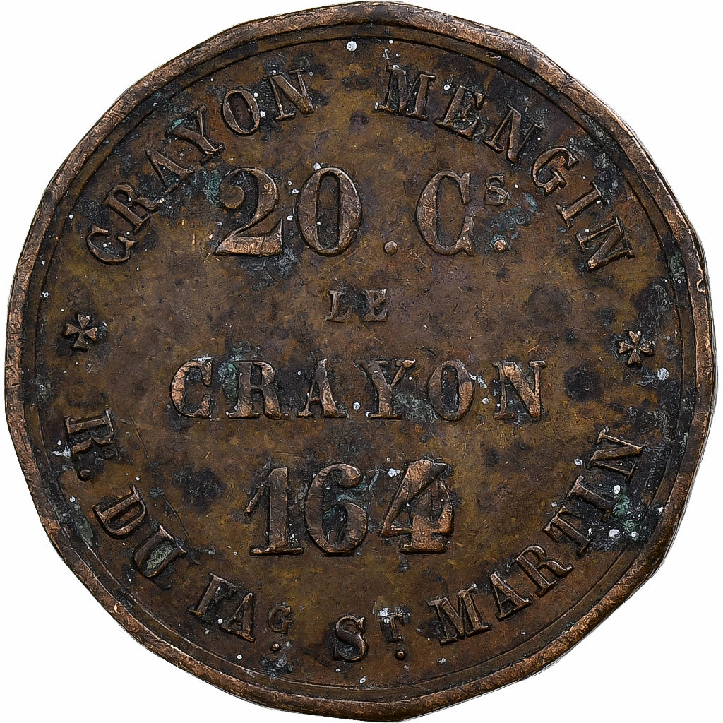 Francia, ficha, Crayons Mengin, Ottone, MB+