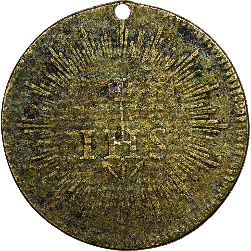 Vaticano, Token, Le Pape Pie V, Latão, VF(30-35)