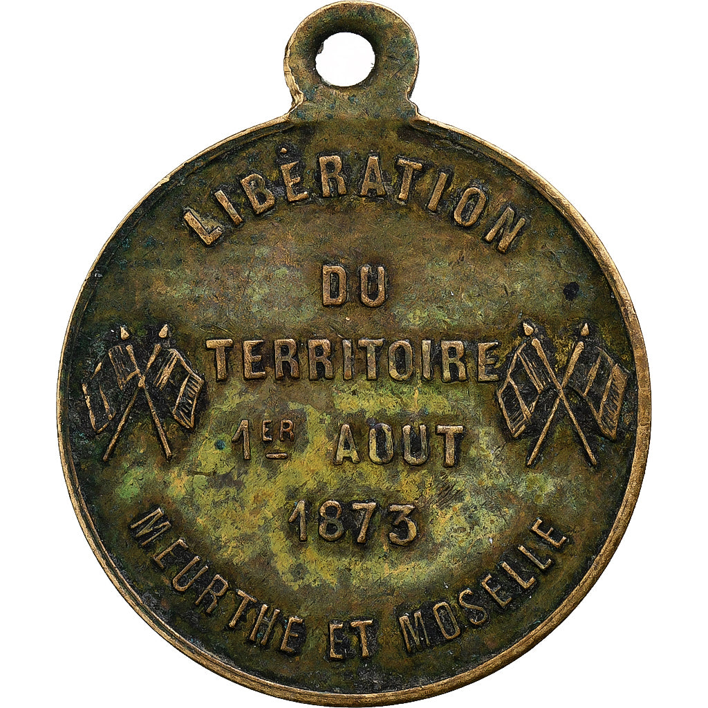 Frankreich, Medaille, Libération du territoire, Meurthe et Moselle, 1873