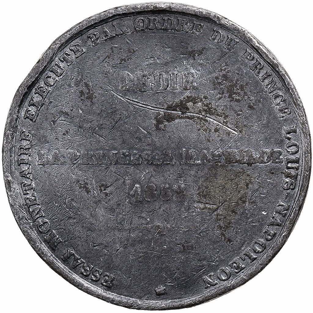 Frankrijk, Louis-Napoléon Bonaparte, Module de 5 Francs, 1852, Paris, Essai