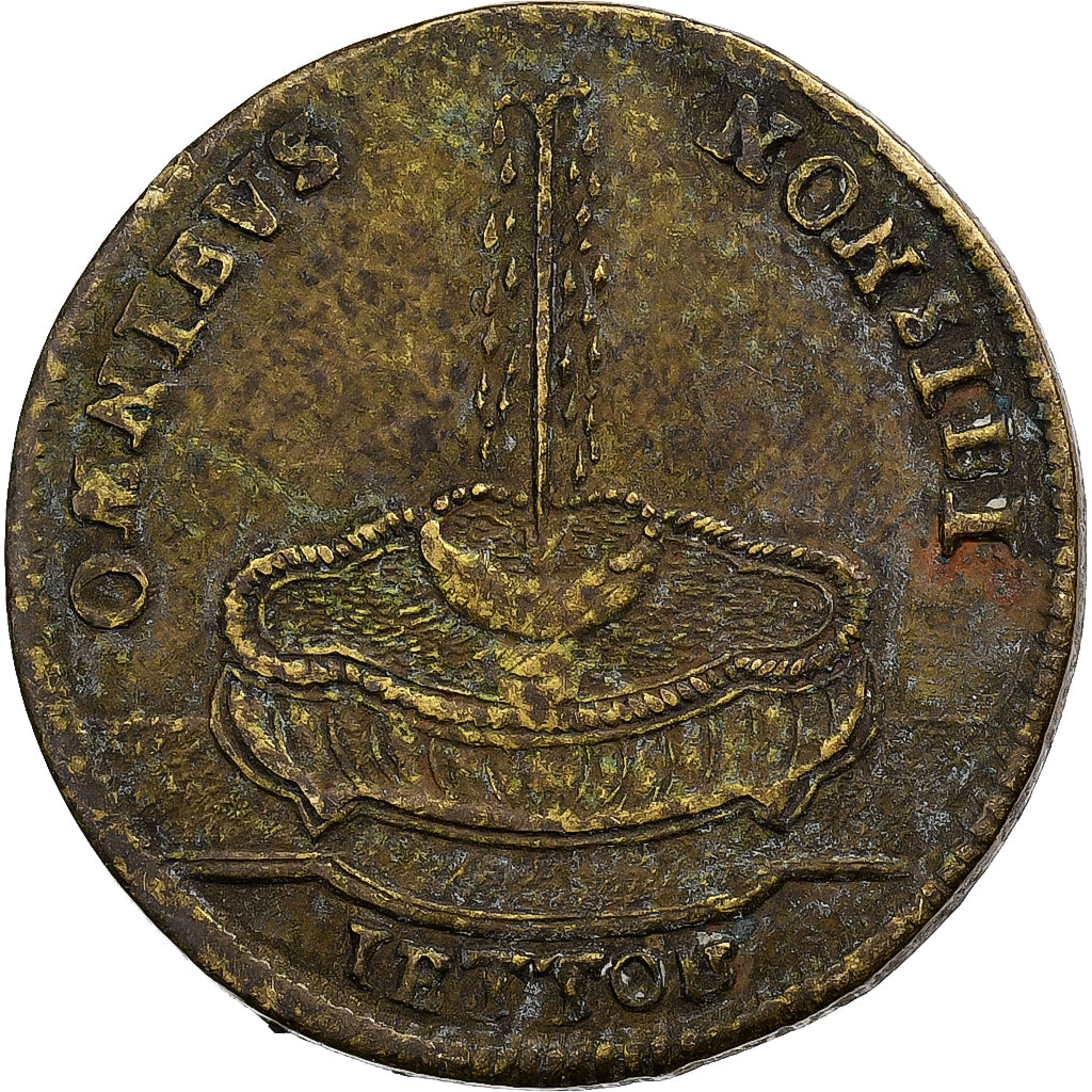 Frankreich, betaalpenning, Louis XVI, omnibus Non Sibi, Messing, S+