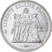 France, 50 Francs, Hercule, 1974, Avers 20 francs, Argent, SUP, Gadoury:882a