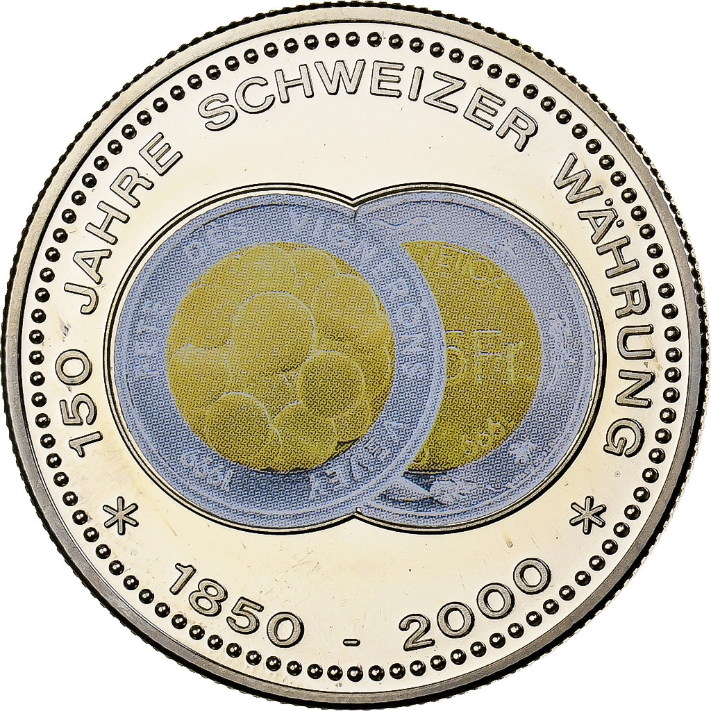 Switzerland, Medal, 150 Ans de la Monnaie Suisse, Fête des Vignerons, 2000