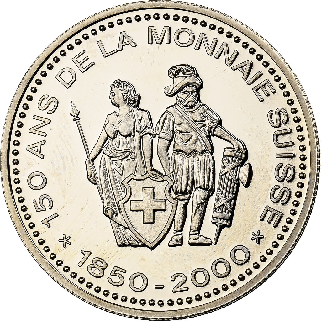 Switzerland, Medal, 150 Ans de la Monnaie Suisse, Fête des Vignerons, 2000