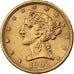 United States, $5, Half Eagle, Coronet Head, 1902, San Francisco, Gold