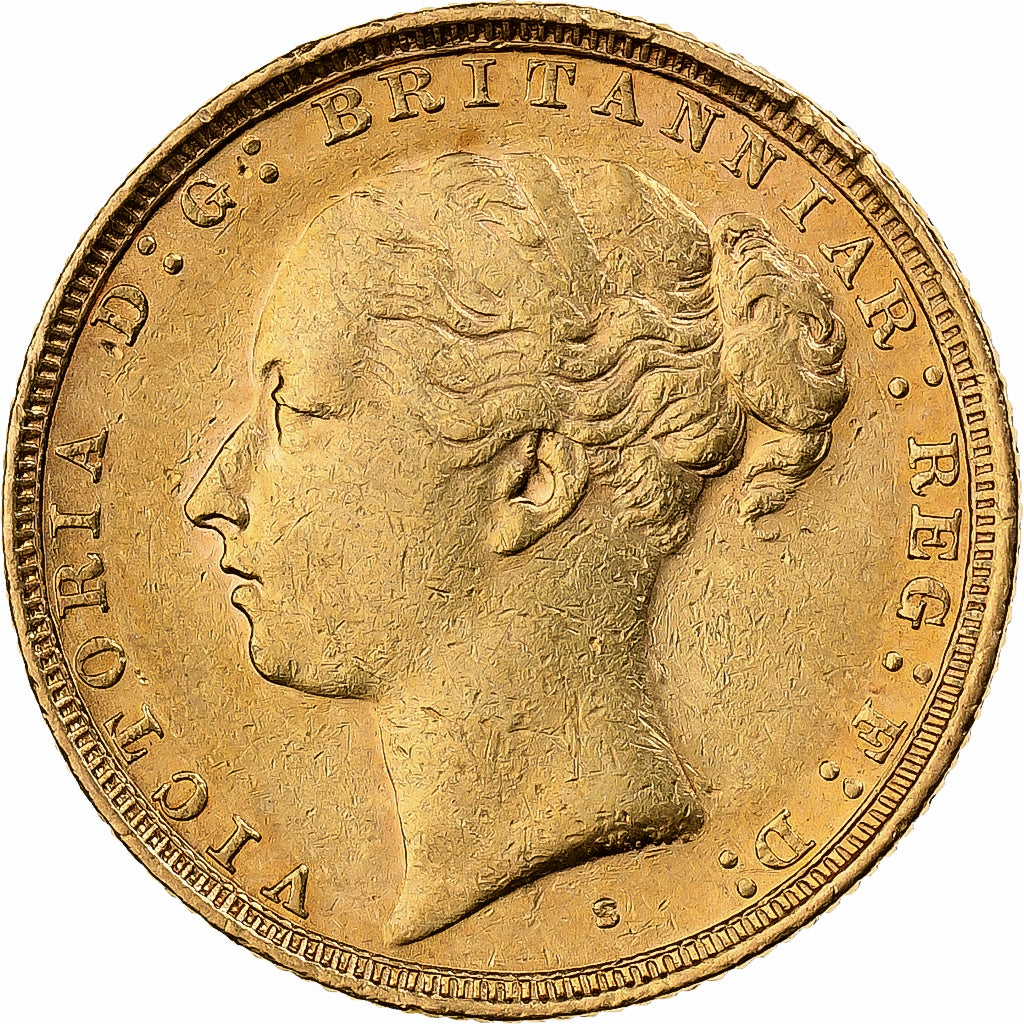 Australie, Victoria, Sovereign, 1882, Sydney, Or, TTB+, KM:7
