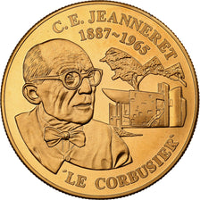Switzerland, Medal, C.E Jeanneret, Le Corbusier, Copper-Nickel Gilt, MS(65-70)