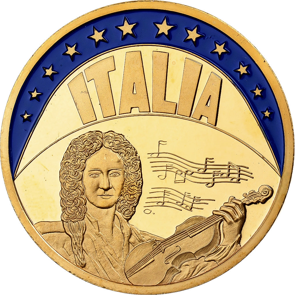 Italy, Medal, Ecu Europa, 1994, Copper Gilt, MS(65-70)