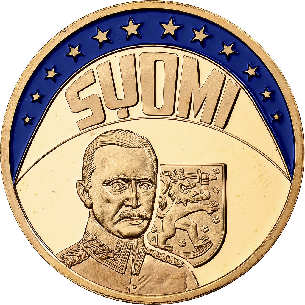 Finland, Medaille, Ecu Europa, 1997, Copper Gilt, UNC