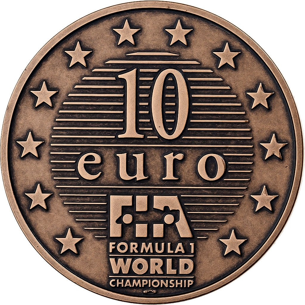 Germania, 10 Euro, F1 Pilots, Ralf Schumacher, 1997, Bronzo, FDC