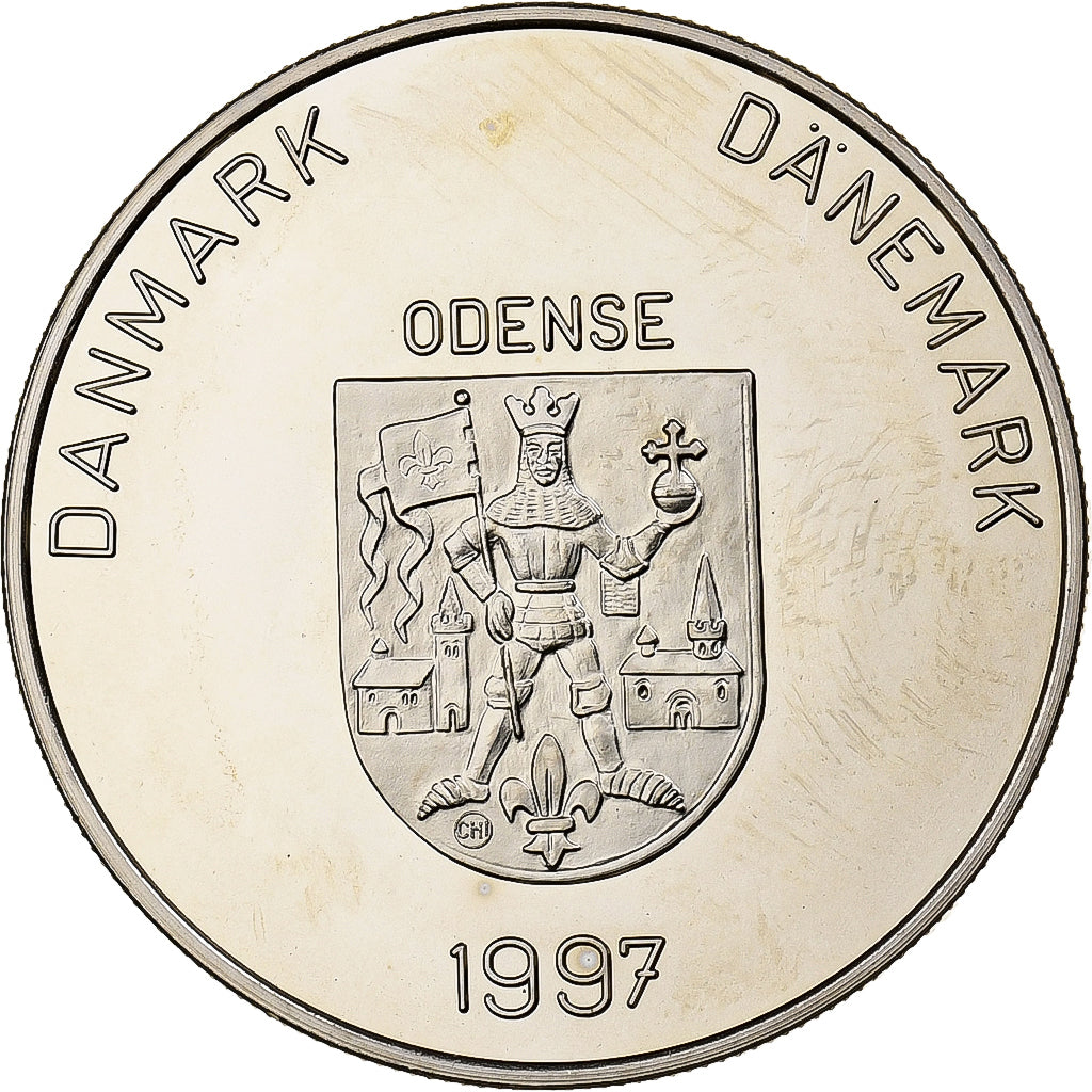 Danemark, 5 Euro, Dansk Sofartshistorie, 1997, Cupro-nickel, FDC
