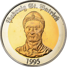 Irlanda, 5 Ecu, Brian Boru Harp, 1995, Bimetallico, SPL