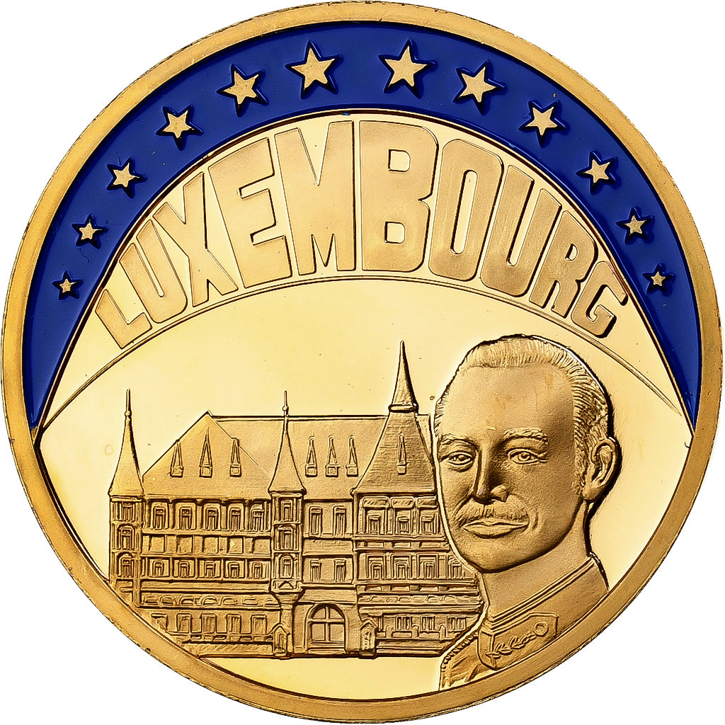 Luxembourg, Médaille, Ecu Europa, 1993, Copper Gilt, FDC