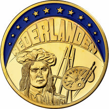 Niederlande, Medaille, Ecu Europa, 1994, Copper Gilt, STGL