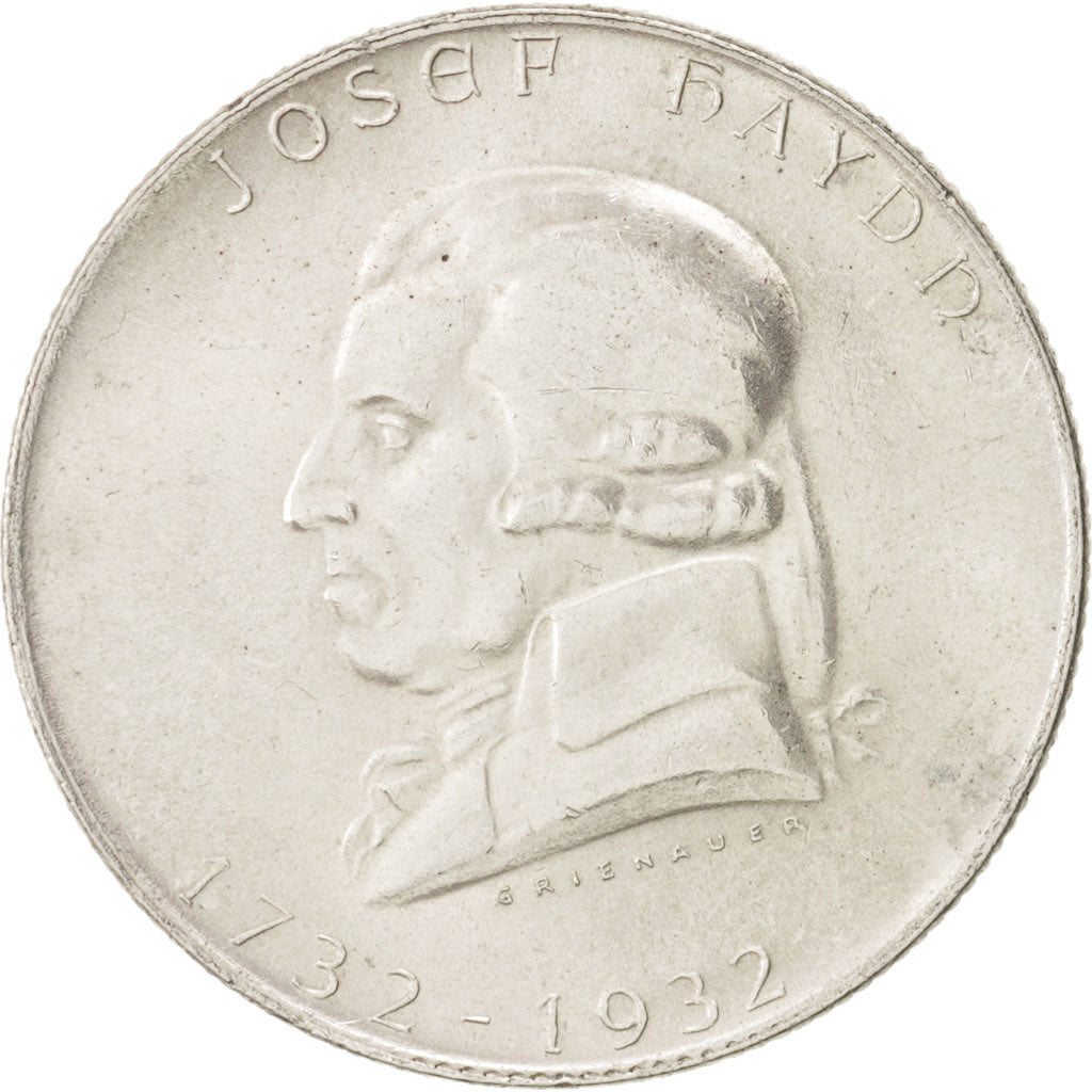Coin, Austria, 2 Schilling, 1932, MS(60-62), Silver, KM:2848