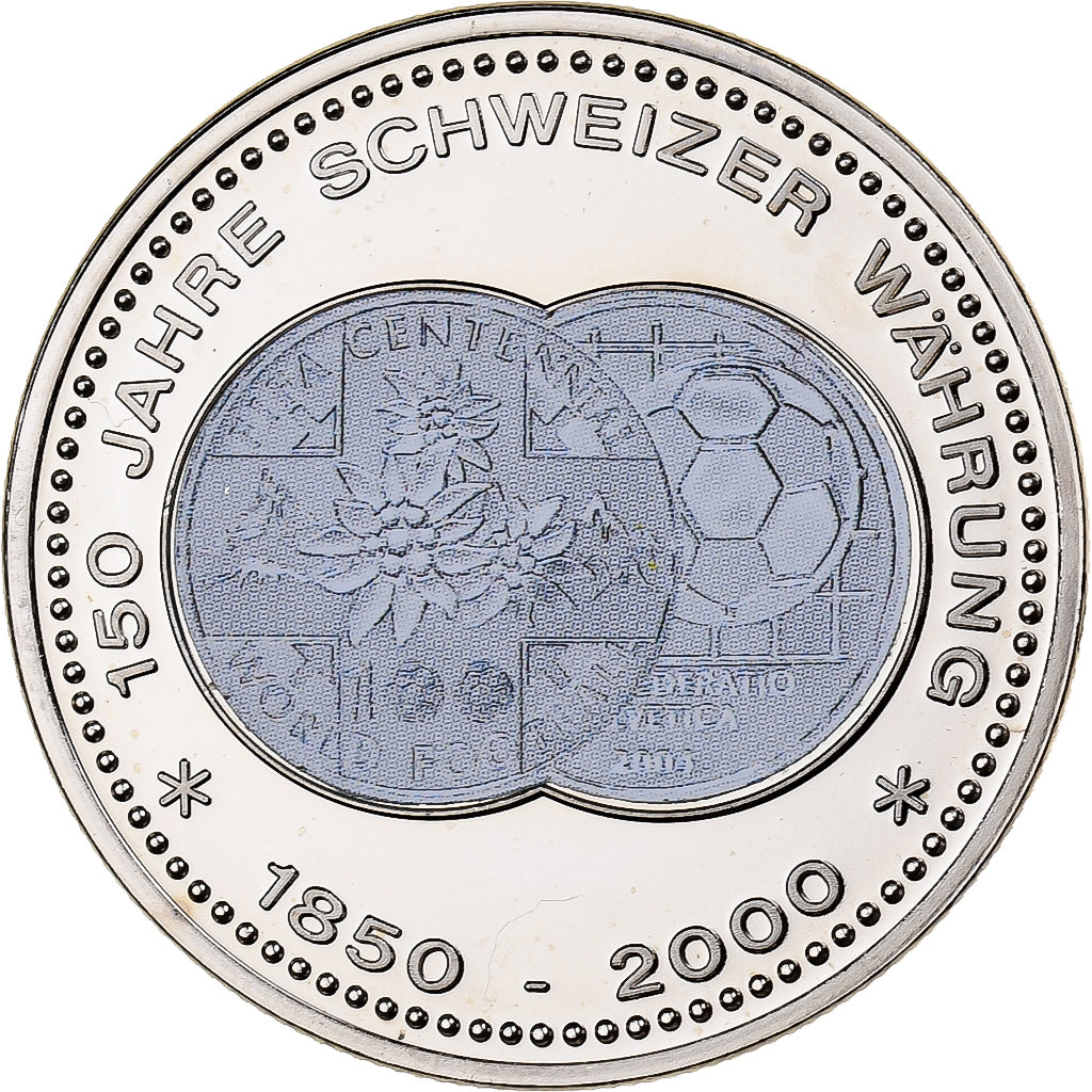 Zwitserland, Medaille, 150 Ans de la Monnaie Suisse, FIFA Centennial World