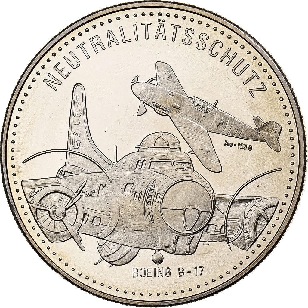 Switzerland, 5 Ecu, Neutralitätsschutz, 1995, Copper-nickel, MS(65-70)