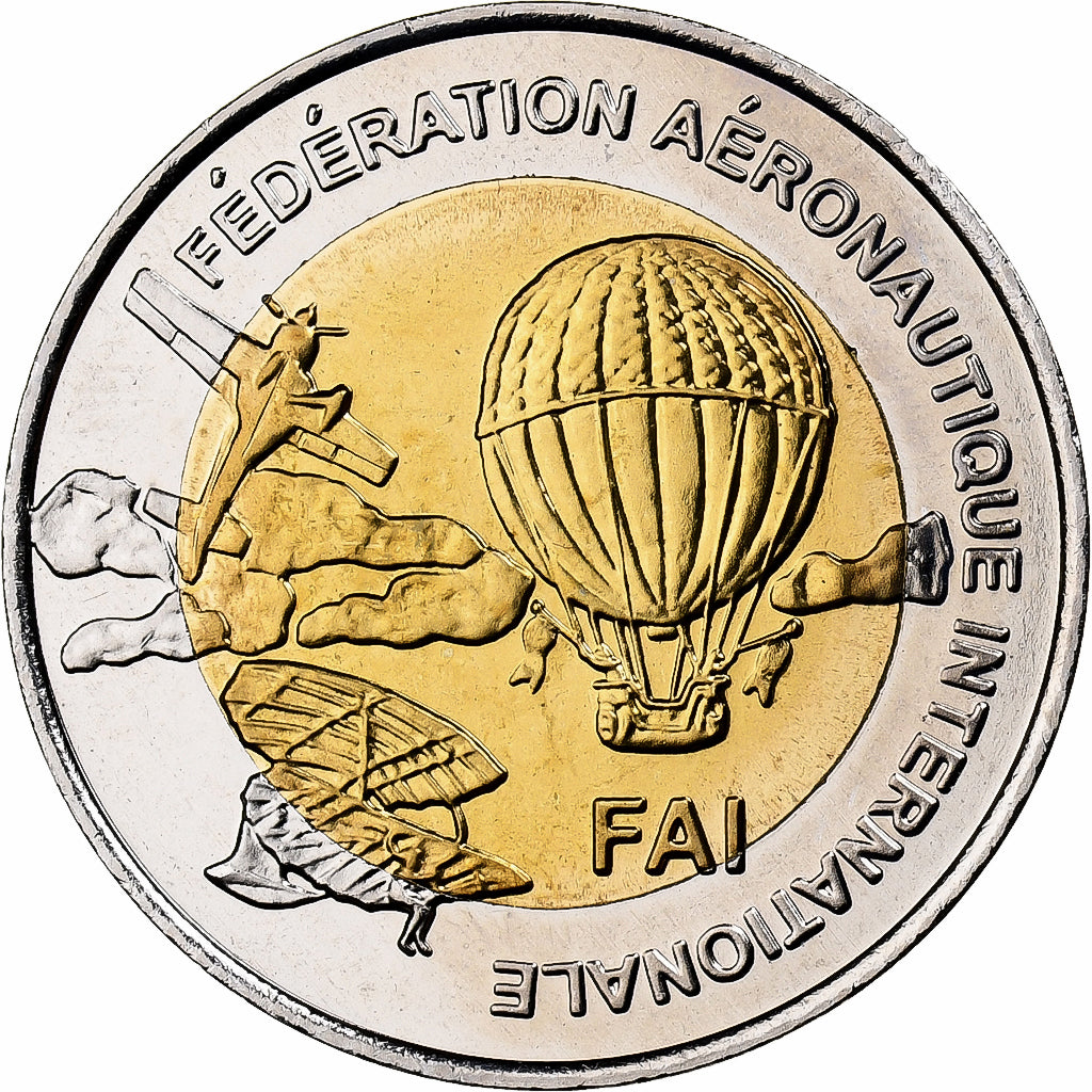 Finland, 5 Euro, Skysurfing, 1er World Air Games Turkey, 1997, MS(65-70)