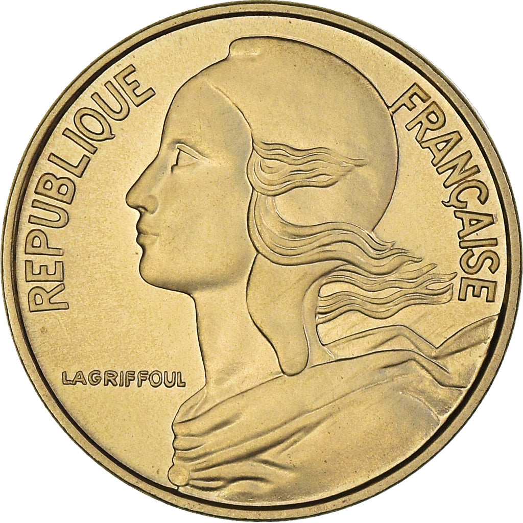 Coin, France, Marianne, 5 Centimes, 1975, Paris, FDC, MS(65-70)